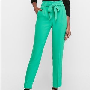 NEW WITH TAGS High waisted paper bag pants petite